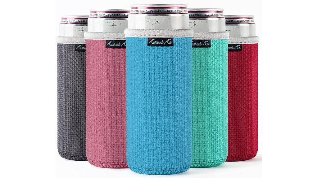 five pack slim neoprene sleeves