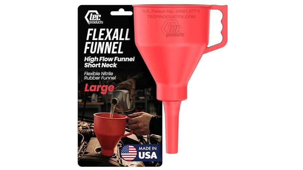 flexible large short neck funnel