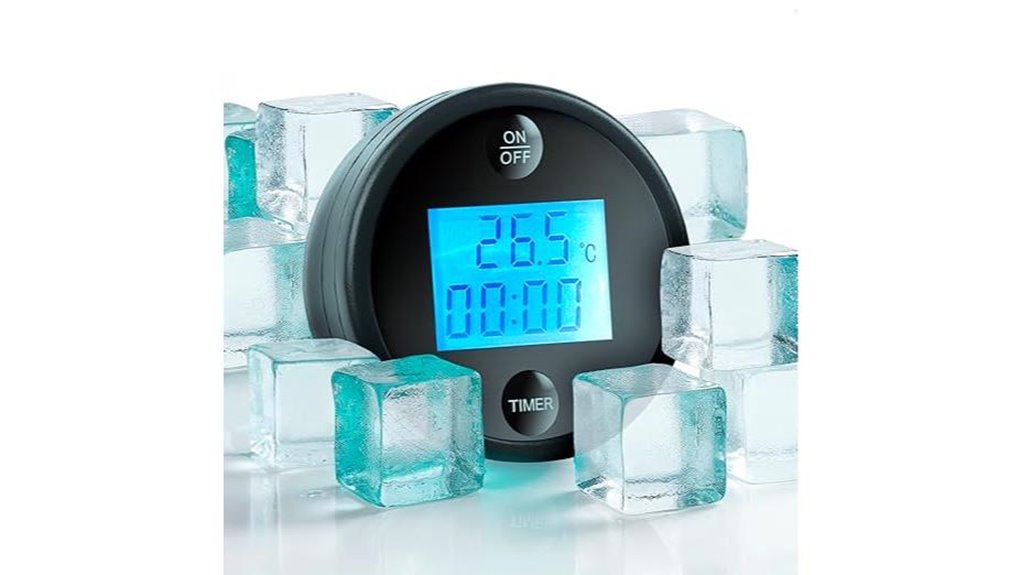 floating waterproof ice bath thermometer timer