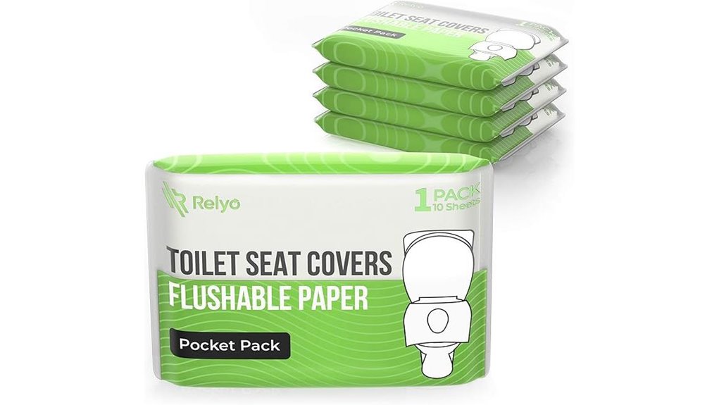 flushable biodegradable toilet seat covers
