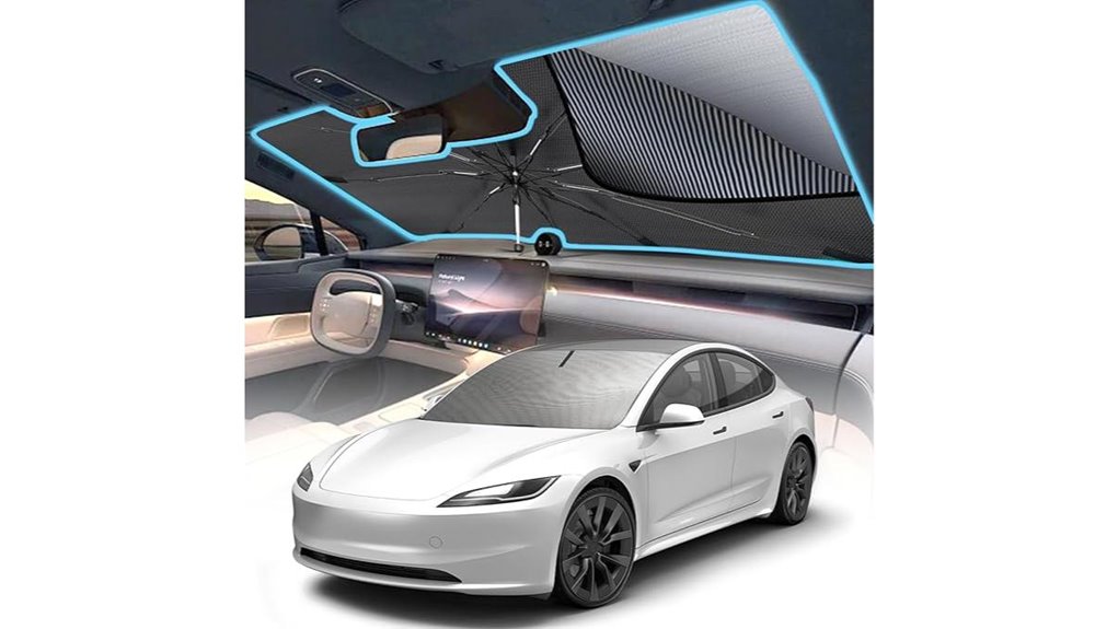 foldable 57 x 31 sunshade