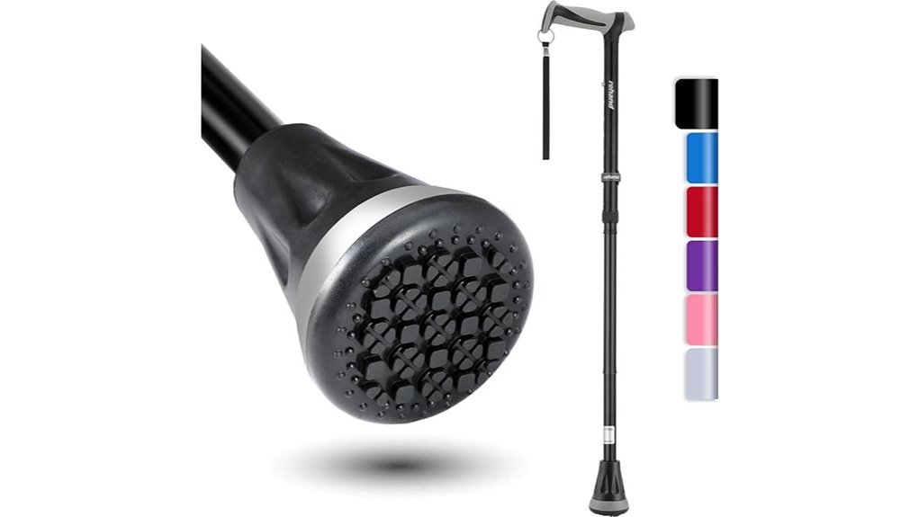 foldable adjustable all terrain cane