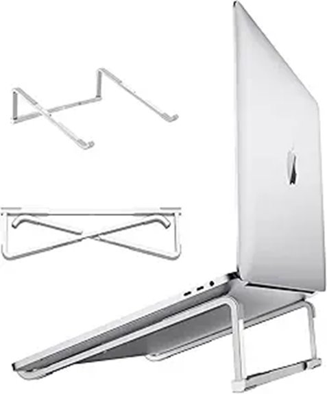 foldable aluminum laptop stand