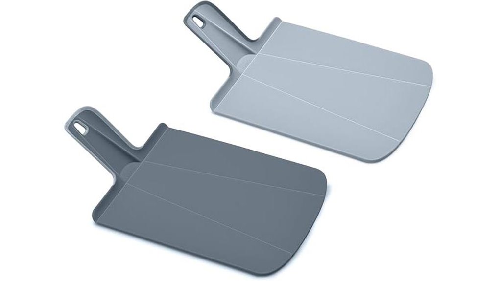 foldable blue dual cutting board