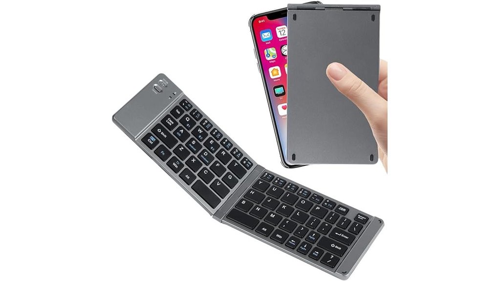 foldable bluetooth pocket keyboard
