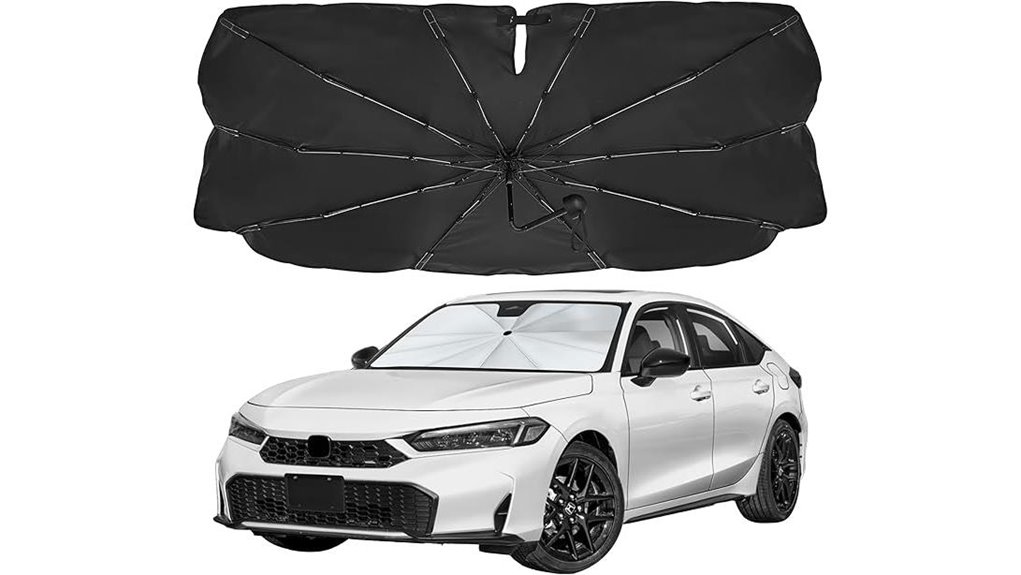 foldable car windshield shade