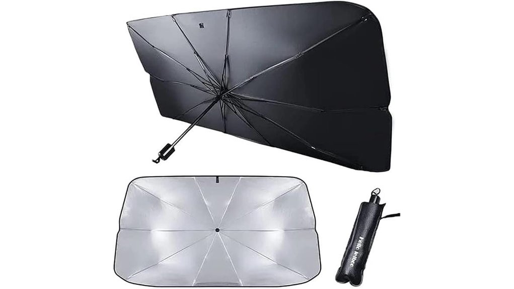 foldable car windshield sunshade