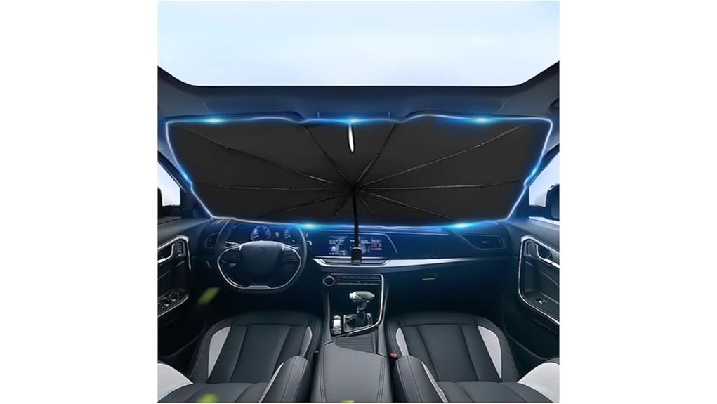 foldable car windshield sunshade