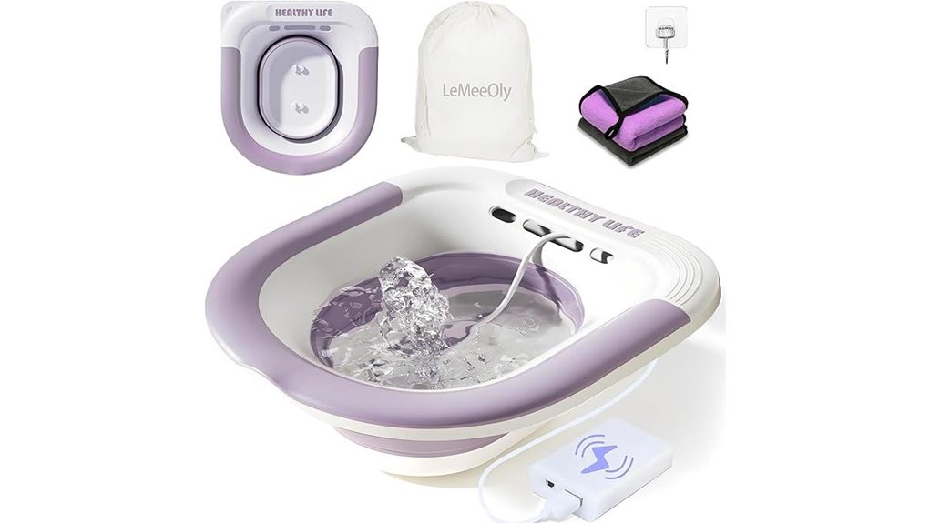 foldable electric sitz bath