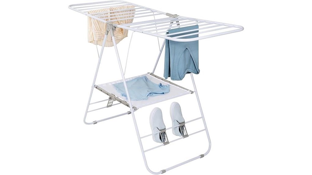 foldable heavy duty laundry rack