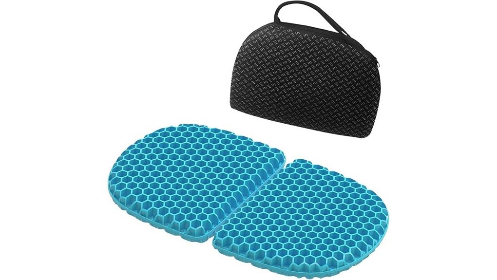 foldable honeycomb gel seat cushion