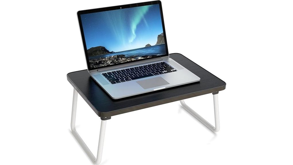 foldable laptop tray with legs