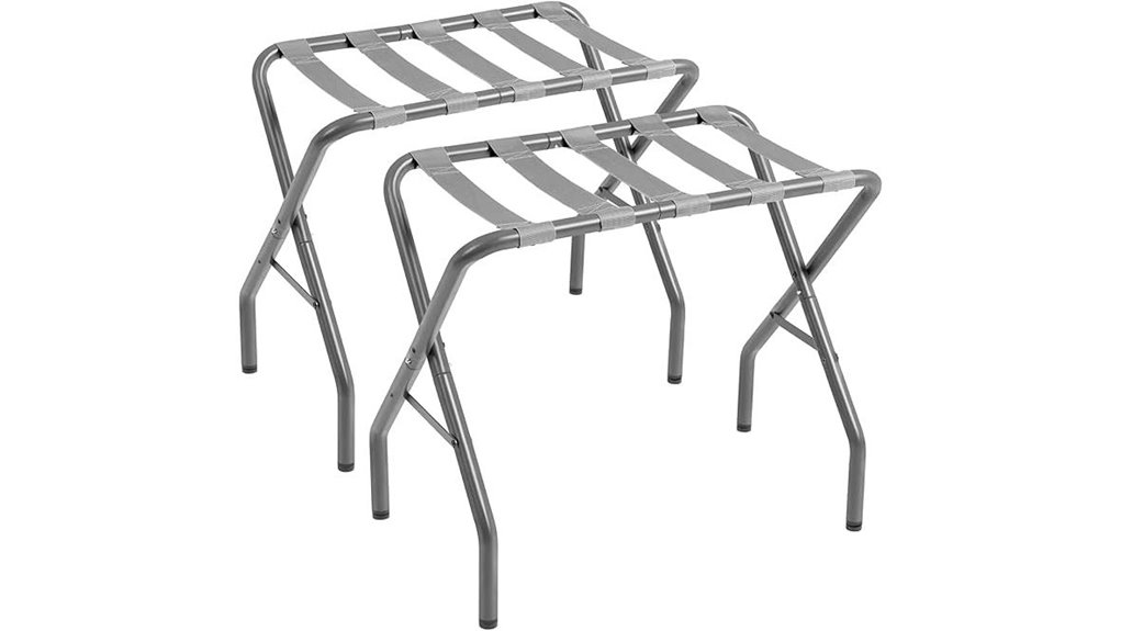 foldable metal luggage rack