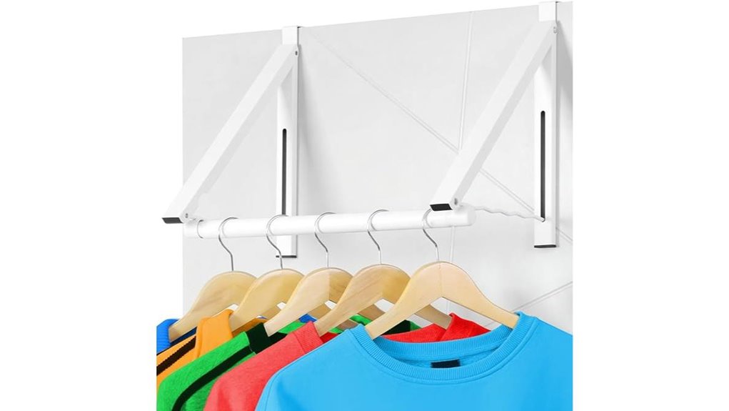foldable over door clothes drying rack
