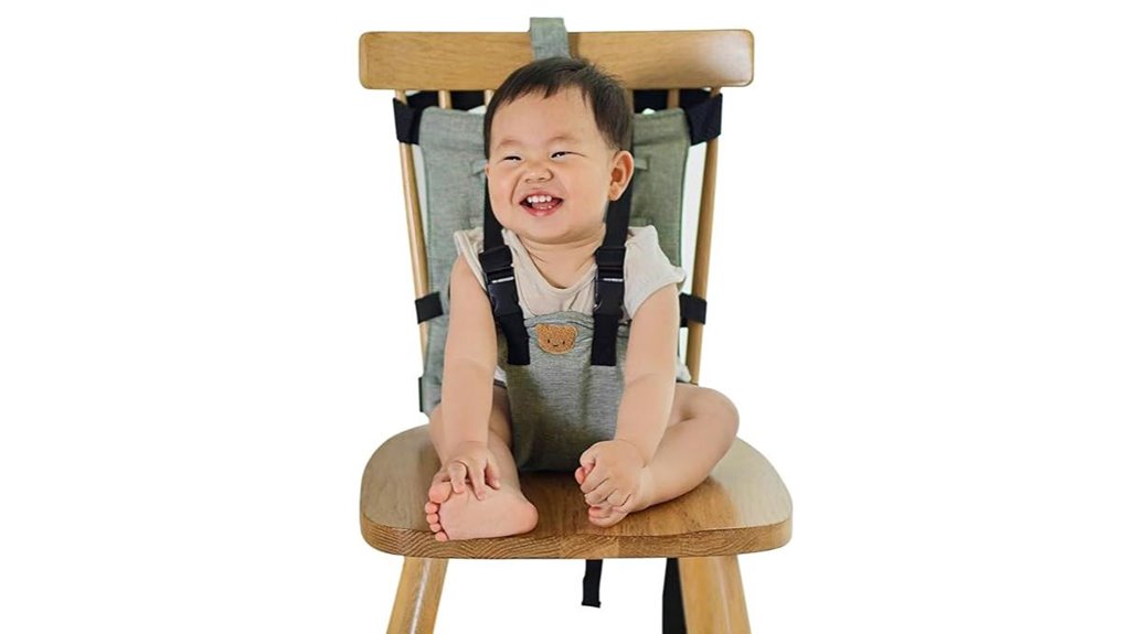 foldable portable baby highchair harness
