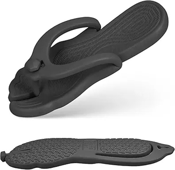foldable quick dry non slip flipflops