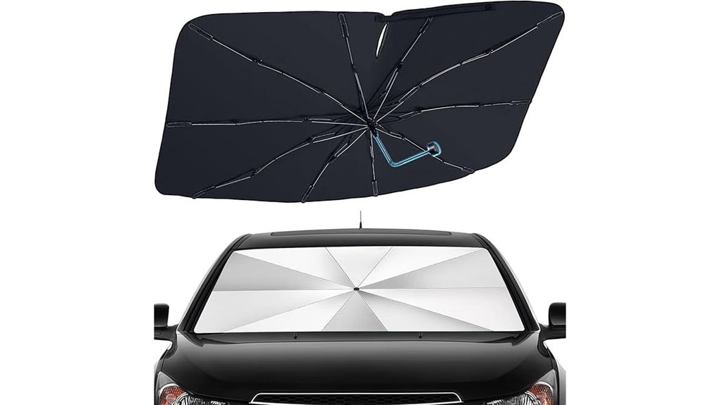 foldable reflective car sunshade