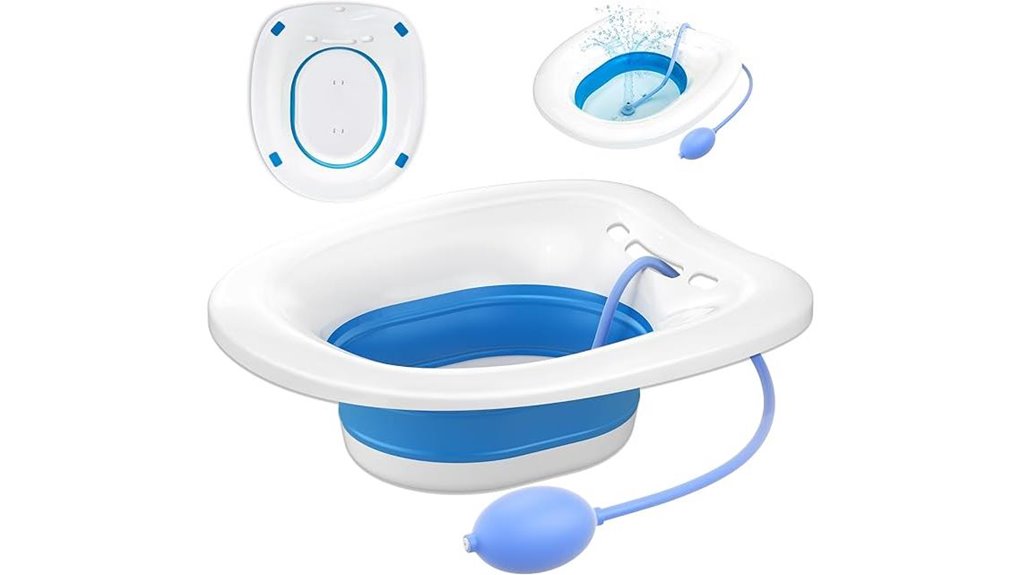 foldable sitz bath basin