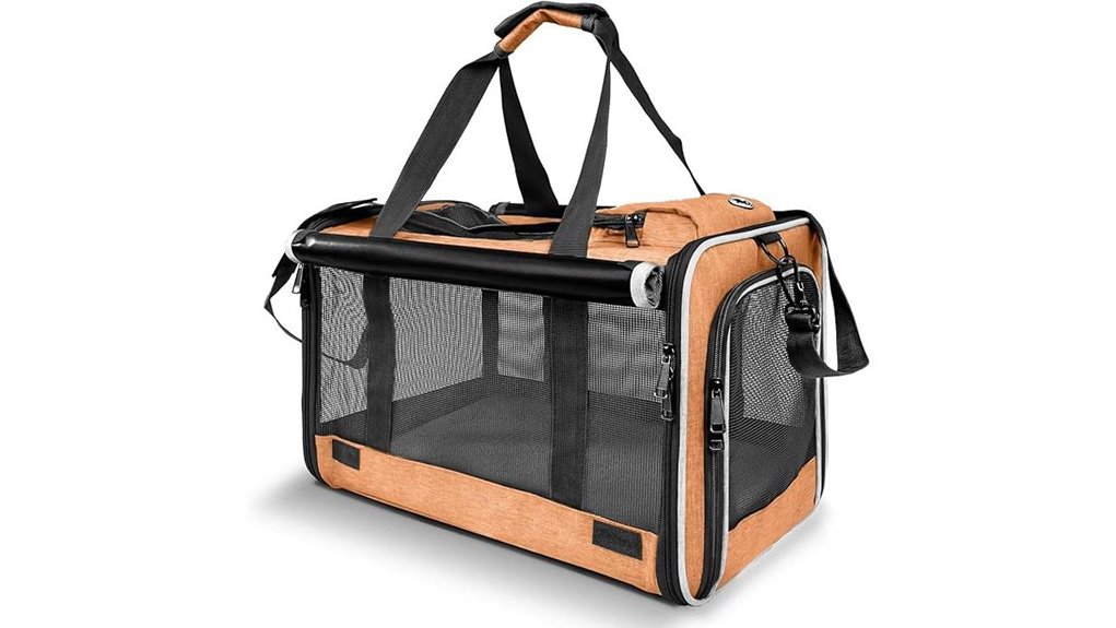 foldable soft shell puppy carrier