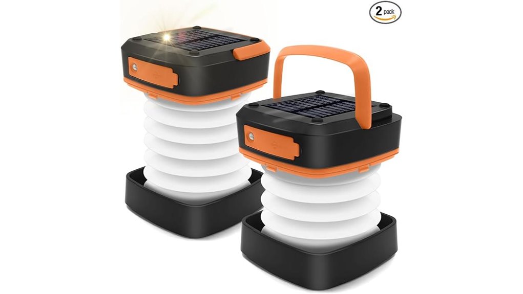 foldable solar usb lanterns