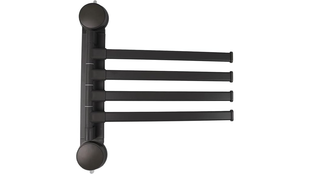 foldable suction cup towel rack