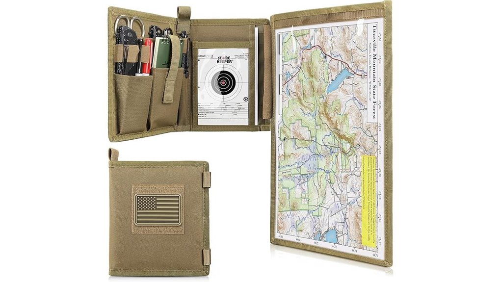 foldable tactical map case