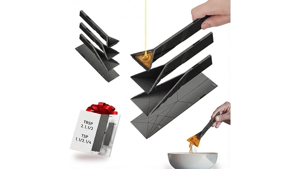 foldable three in one measuring spoons