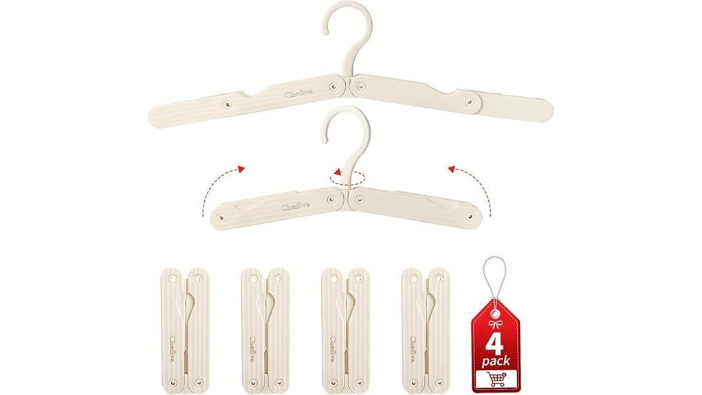 foldable travel hangers pack