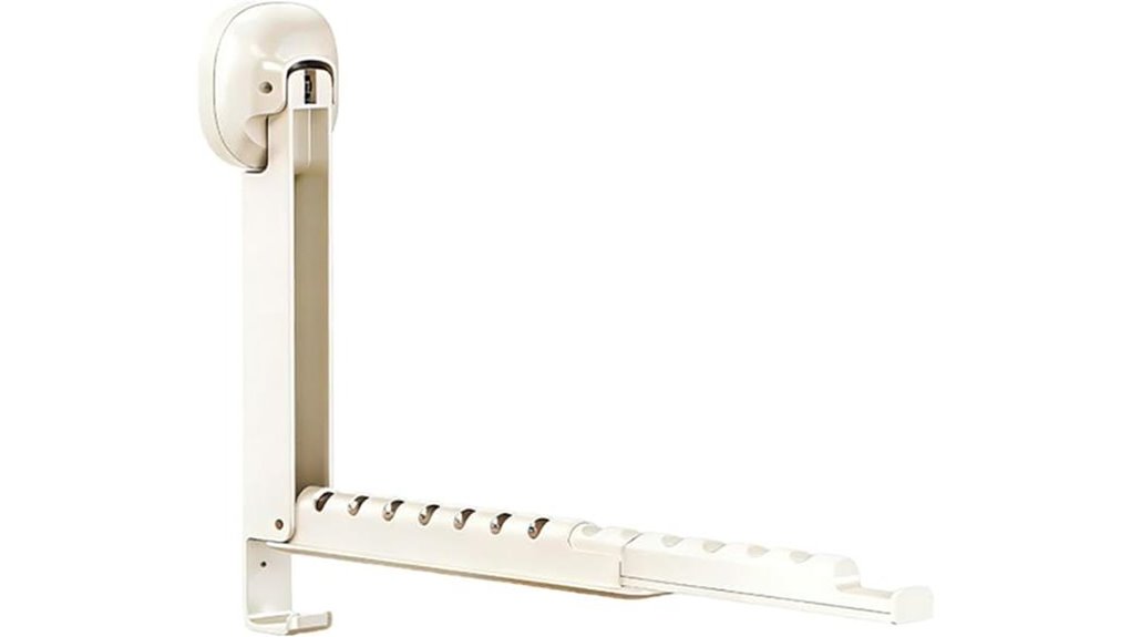 foldable wall mounted retractable drying rack