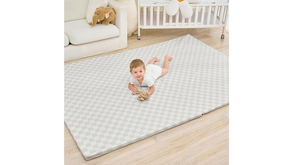 foldable waterproof vegan leather playmat