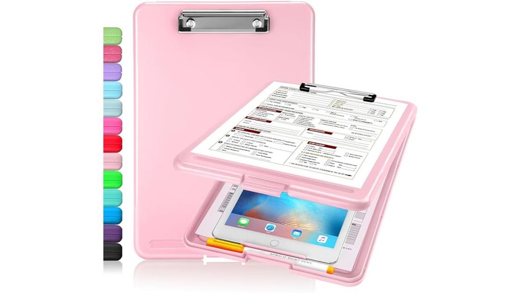 folding clipboard with storage