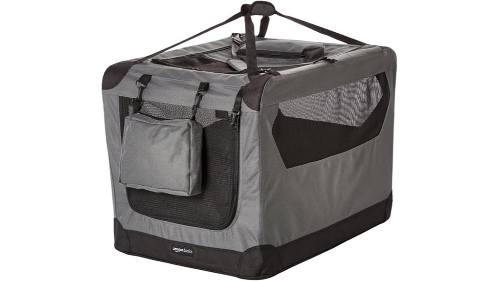 folding padded soft dog crate