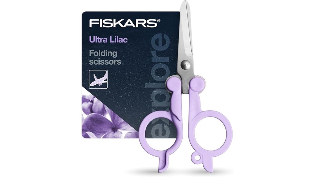 folding ultra lilac scissors
