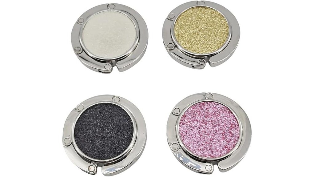 four color foldable purse hooks