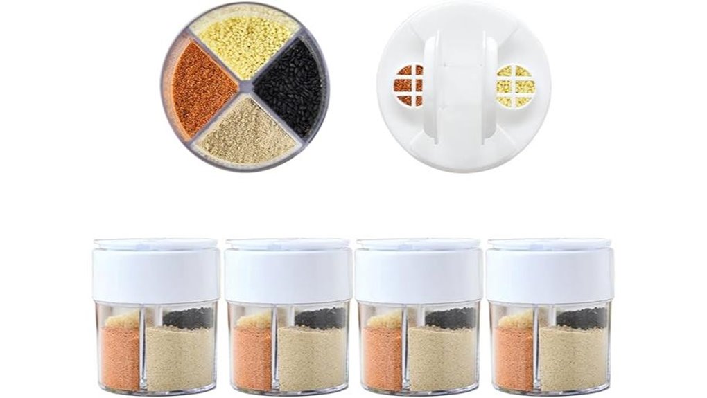 four pack 4 in 1 shaker set