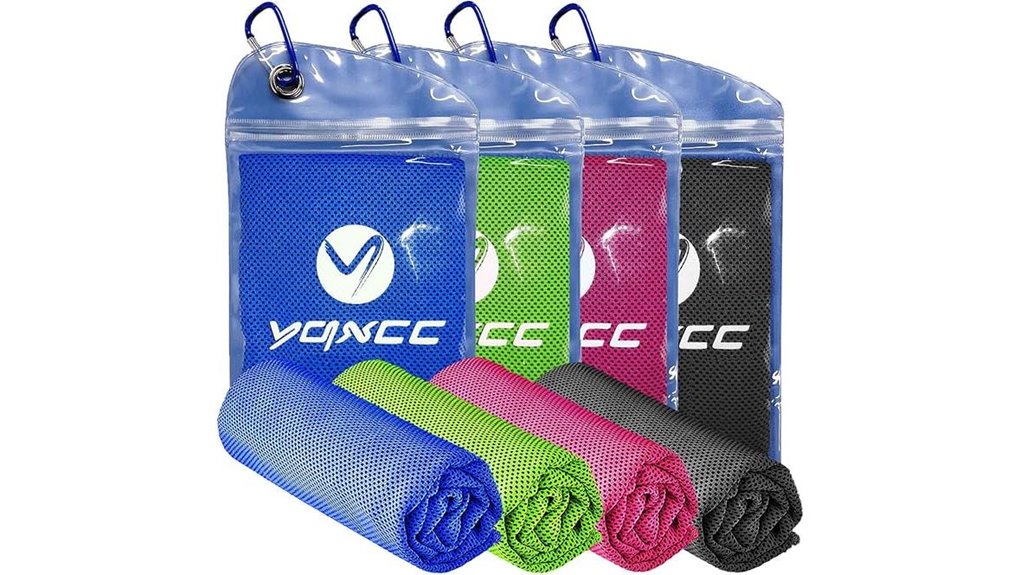 four pack cooling towels