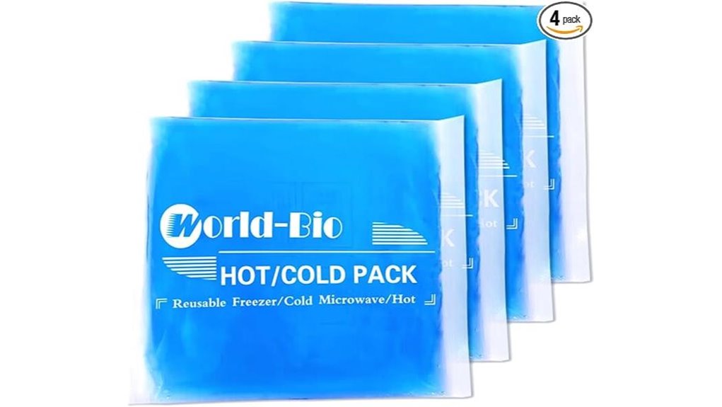 four pack gel ice packs