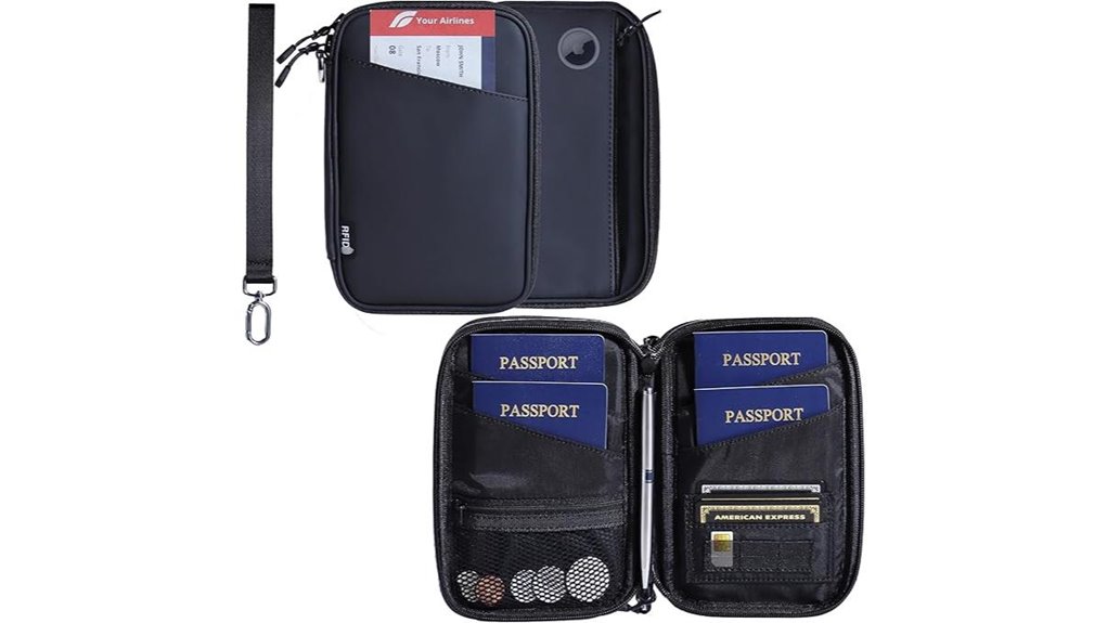 four person rfid passport organizer