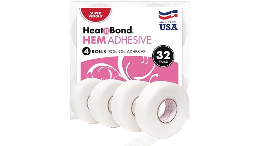 four roll white heatnbond tape