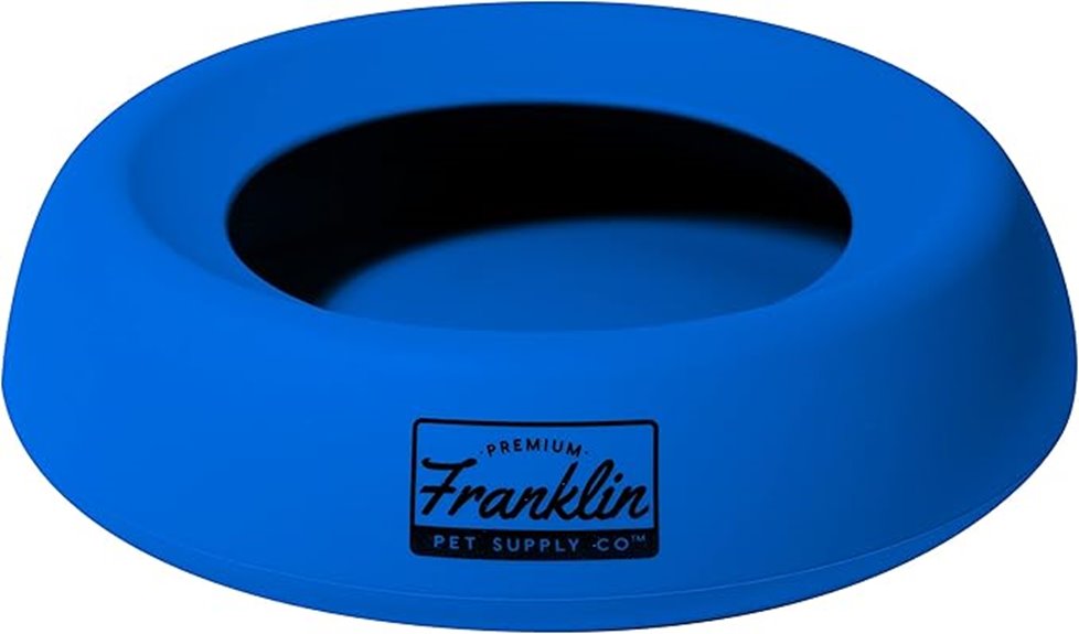 franklin 27oz silicone pet bowl
