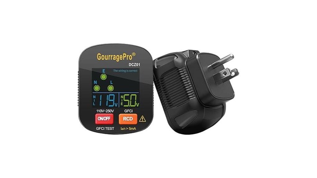 gfci outlet voltage tester