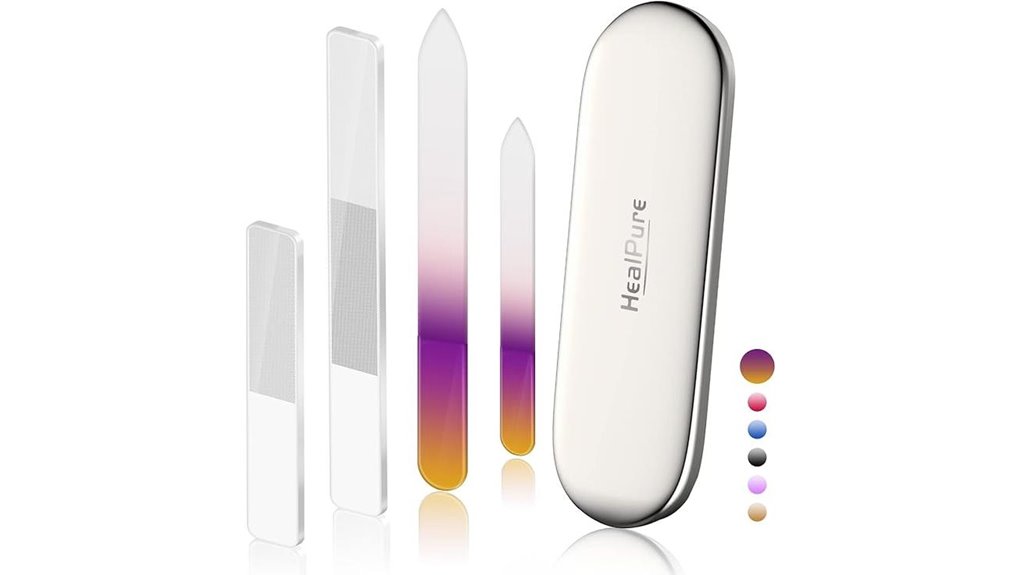 glass nail file set