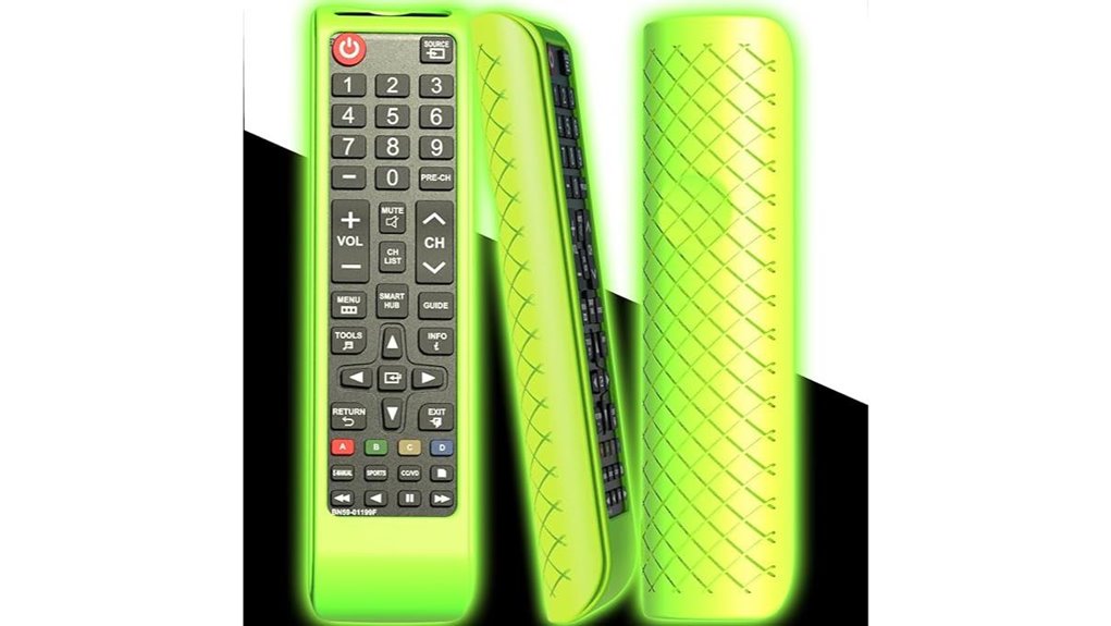 glowing green silicone cover
