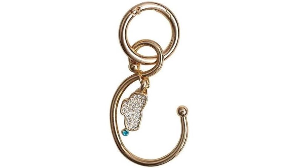 gold universal purse hook