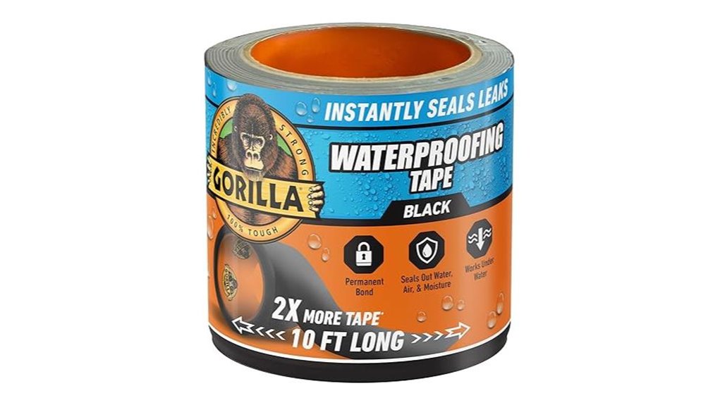 gorilla waterproof black 4x10