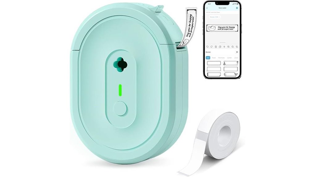 green n12 bluetooth thermal labeler