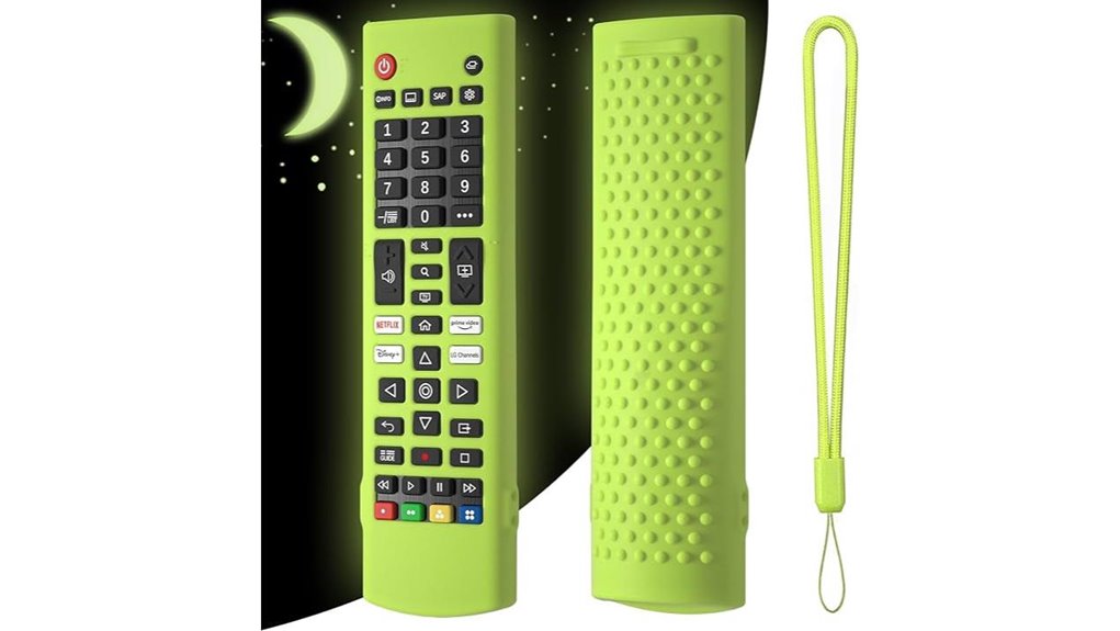 green silicone remote cover