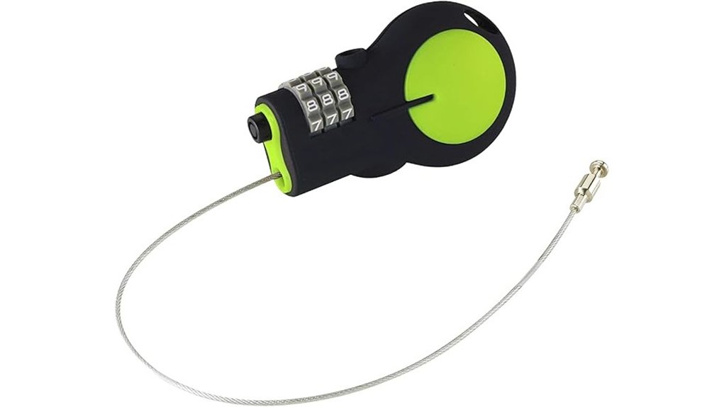 green tsa cable lock