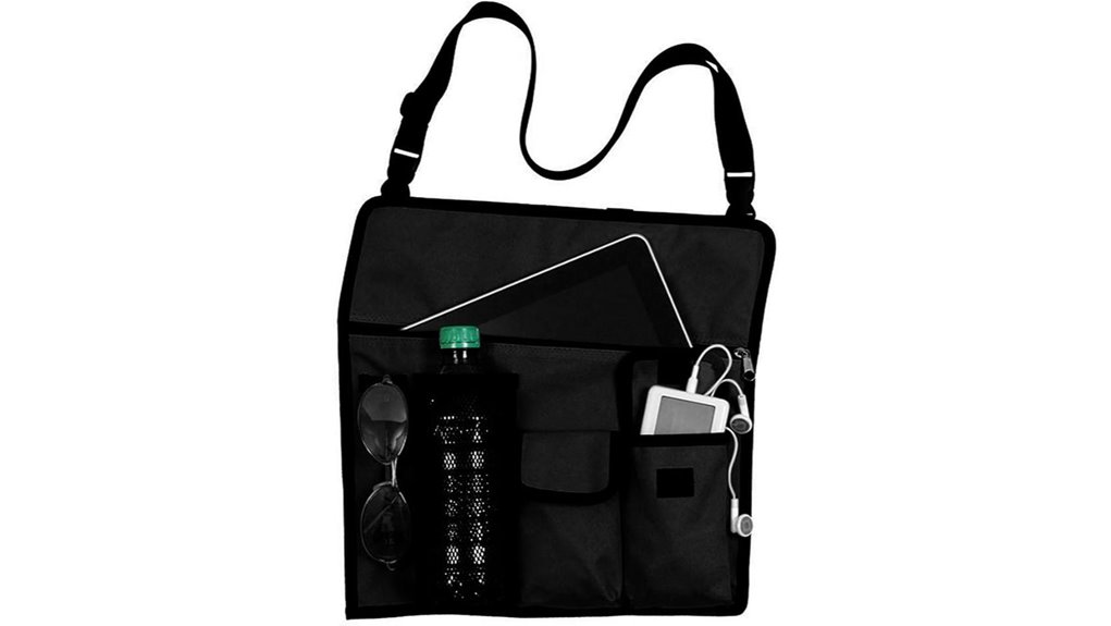 hanging multi pocket chair caddy