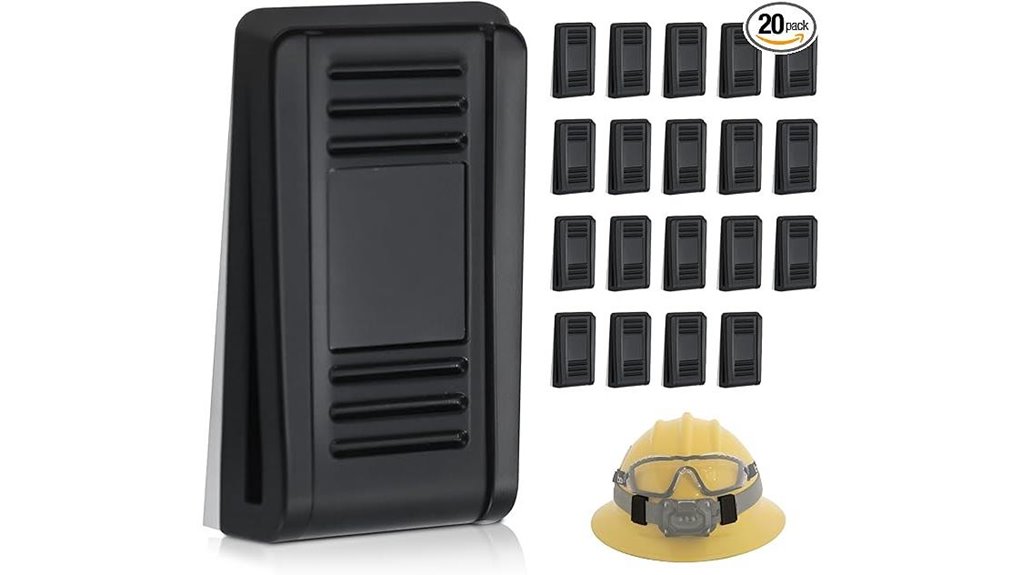 hard hat headlamp mounting clips